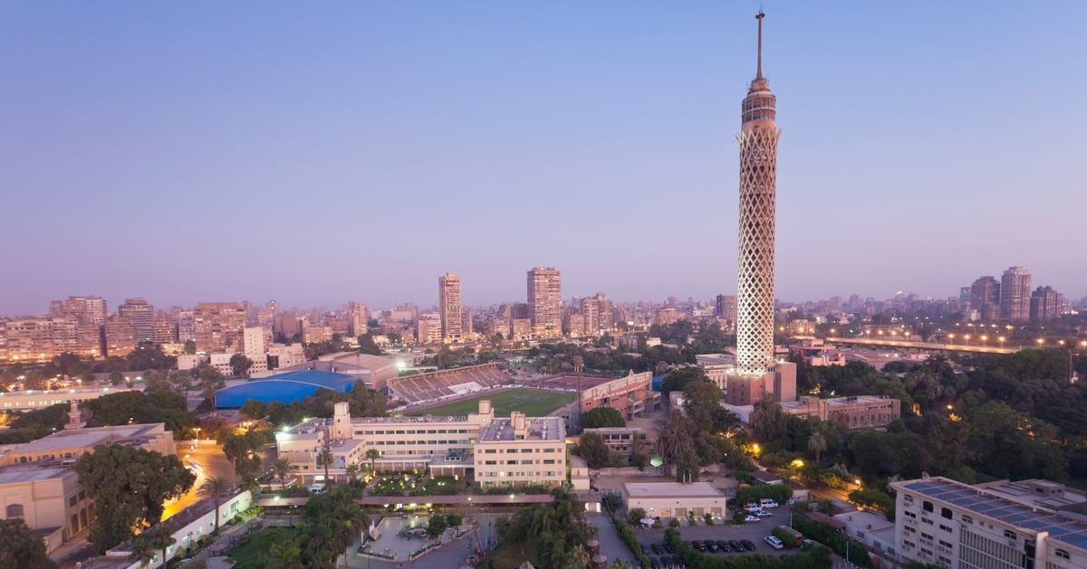 إصابة 5 نساء بانهيار مبنى وسط القاهرة