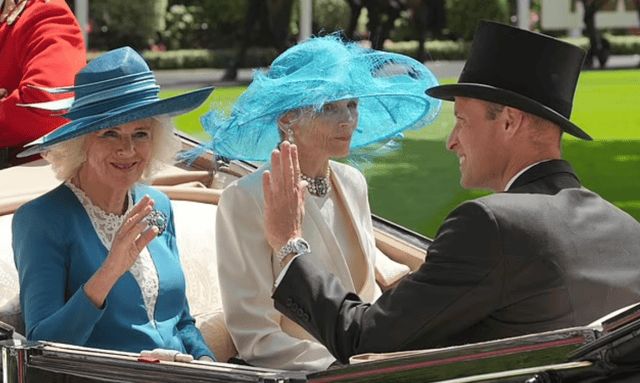 الأمير ويليام ينقذ حماته من التعثر (صور)