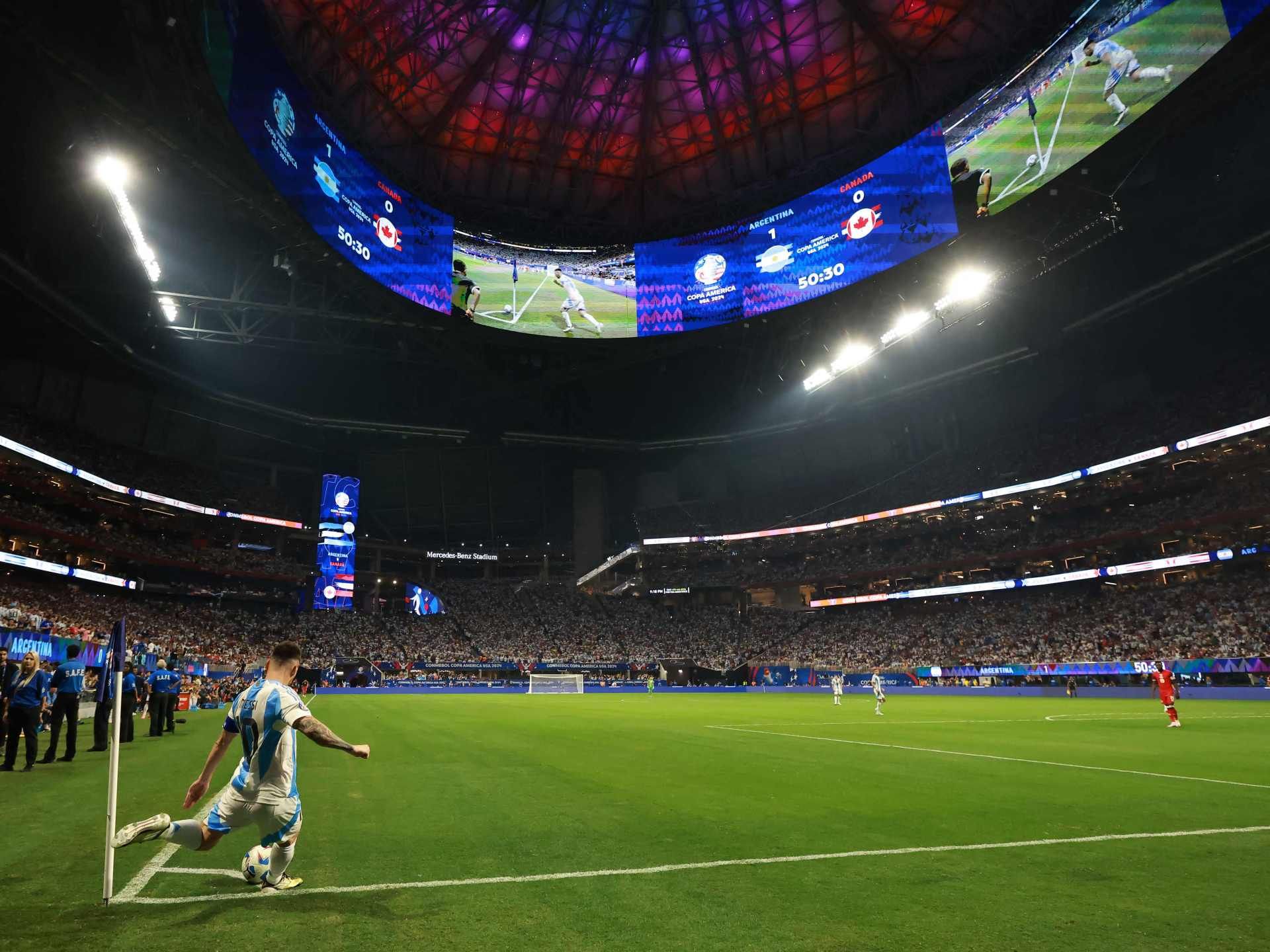 ميسي يسجل أرقاما قياسية بقيادته الأرجنتين للفوز في أولى مباريات كوبا أميركا - موقع الخليج الان