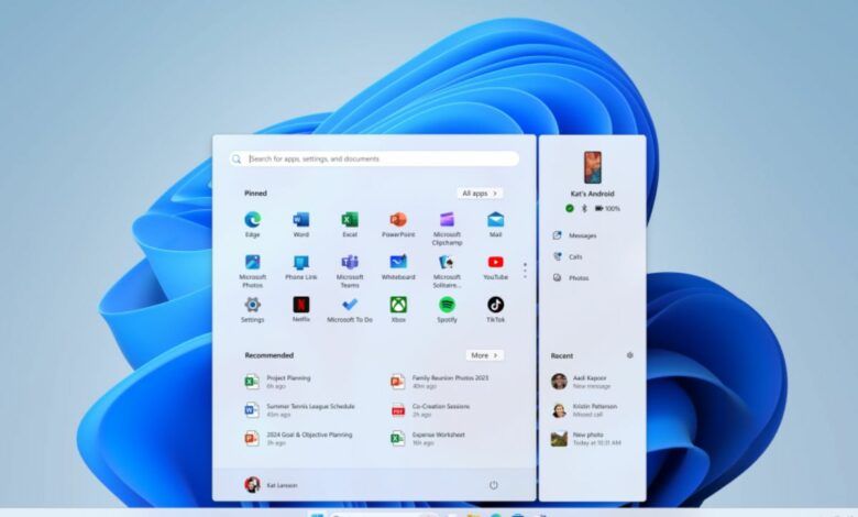 مايكروسوفت تعزز تكامل الهواتف الذكية مع ويندوز 11 - موقع الخليج الان