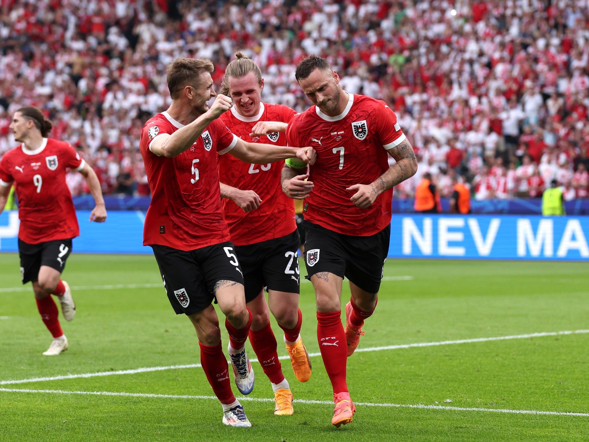 النمسا تنعش آمالها بفوز مستحق على بولندا في يورو 2024 - موقع الخليج الان