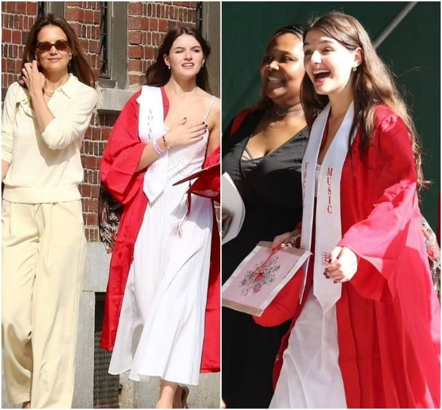 ابنة توم كروز تتخرج من المدرسة.. ووالدها بحفل تايلور سويفت (صور)