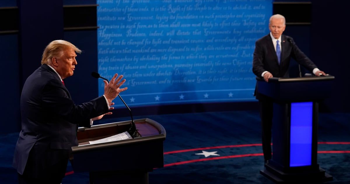 المناظرة الرئاسية.. ما سر مطالبة بايدن بـ"كتم صوت" الميكروفون؟