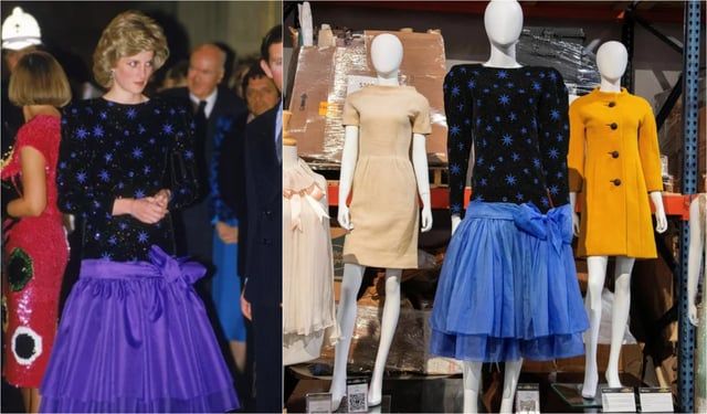 فساتين وقطع أيقونية للأميرة ديانا في مزاد علني (صور)