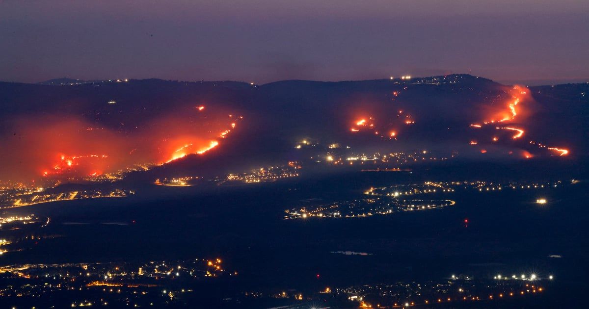 حريق غابات يجتاح قاعدة "عتصيون" الإسرائيلية (فيديو)