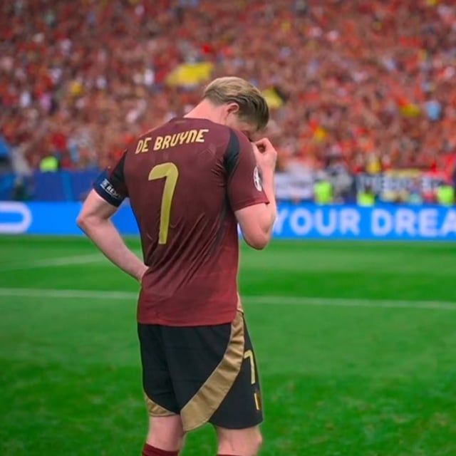 يورو 2024: دي بروين يبكي بعد خروج بلجيكا أمام فرنسا