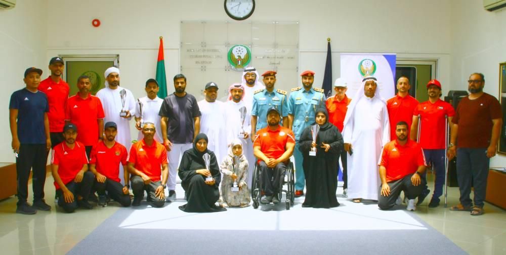 شرطة الفجيرة تنظم مسابقة البوتشي لأصحاب الهمم