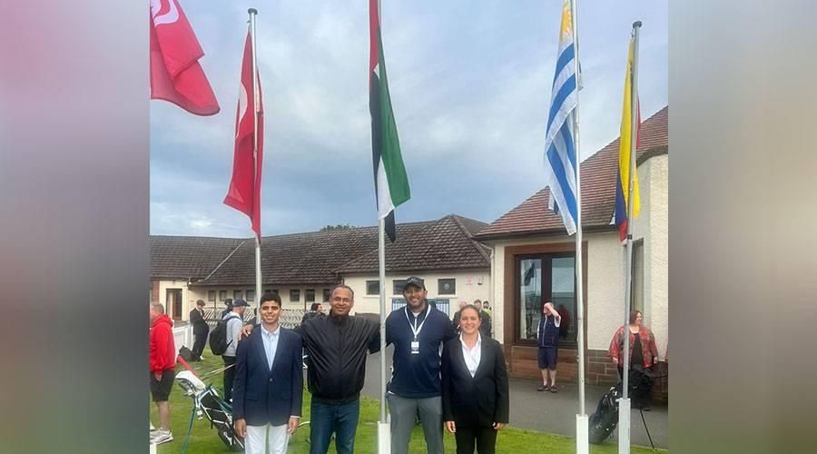 سارة وعبد الله يمثلان الإمارات في بطولة إسكتلندا للغولف