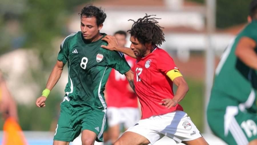 الأولمبي المصري يهزم نظيره العراقي ودياً