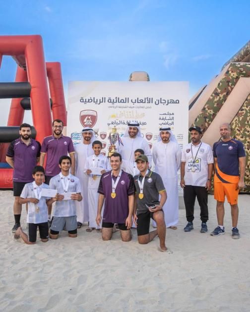 نادي الذيد بطل الألعاب المائية لصيف الشارقة