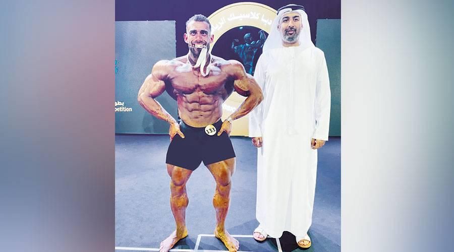 الميمساني يظفر بلقب الإمارات لبناء الأجسام