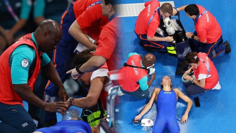 أولمبياد باريس.. نقل سباحة سلوفاكية إلى المستشفى بعد السباق
