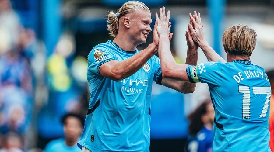 هالاند يقود مانشستر سيتي لفوز ساحق على إيبسويتش تاون برباعية