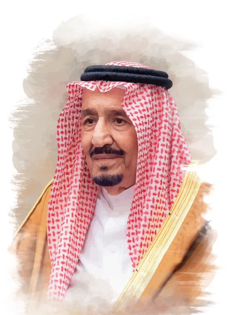 أجمل صور خلفيات خادم الحرمين الشريفين فخمة بتصاميم قوية مرة - موقع الخليج الان