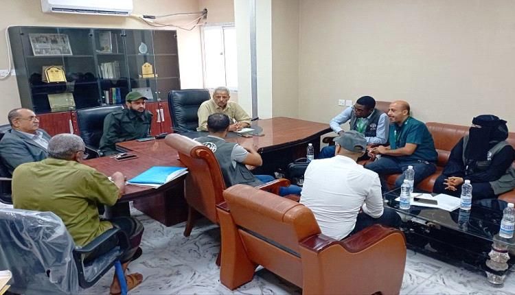 ادرا تبحث سبل توسيع الدعم الإنساني في لحج