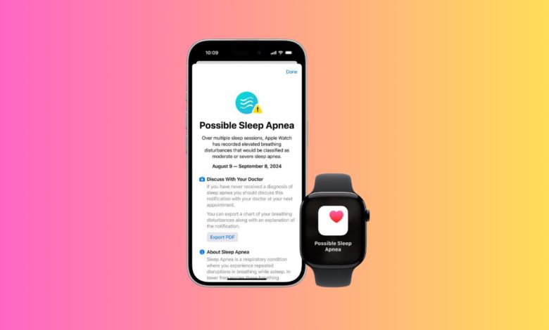 كيف تعمل مزية اكتشاف توقف التنفس في أثناء النوم الجديدة في ساعة آبل الذكية؟ - موقع الخليج الان