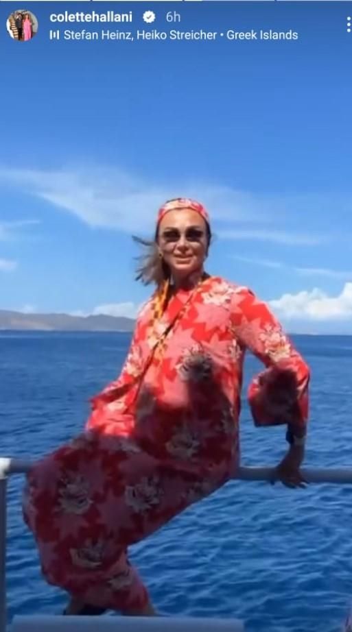 بالصور: أطلت على متن يخت.. زوجة عاصي الحلاني تستمتع بآخر أيام الصيف في اليونان