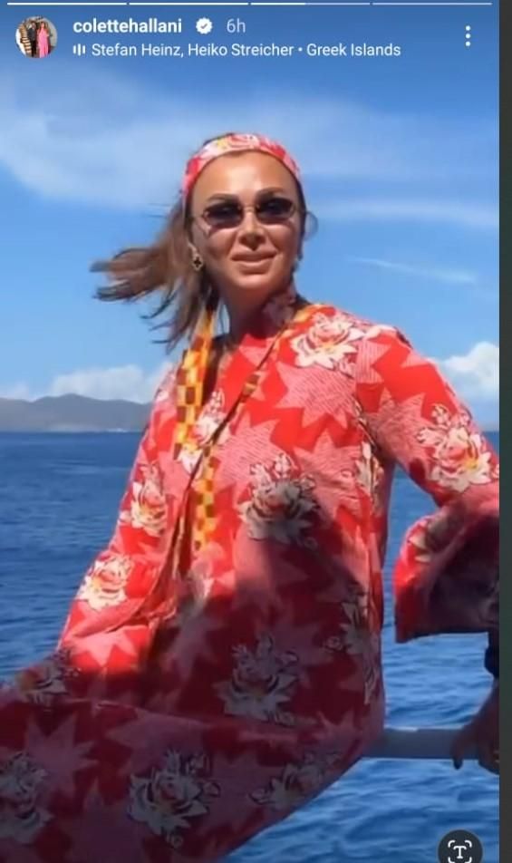 بالصور: أطلت على متن يخت.. زوجة عاصي الحلاني تستمتع بآخر أيام الصيف في اليونان