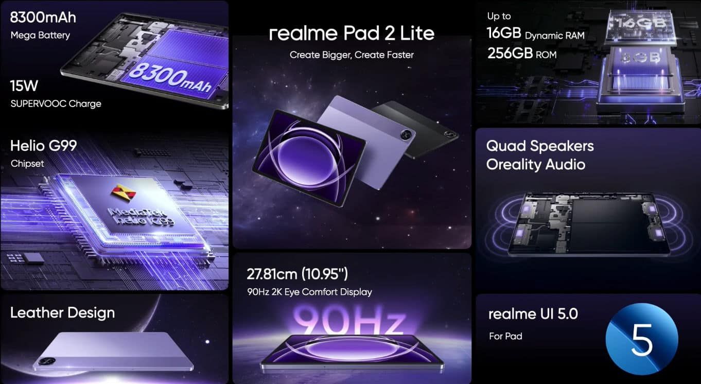 أوبو تطلق Realme P2 Pro و Realme Pad 2 Lite - موقع الخليج الان