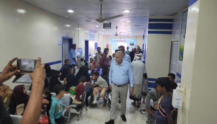 صحة عدن تتفقد المخيم الطبي الثاني لتصحيح الحول عند الأطفال