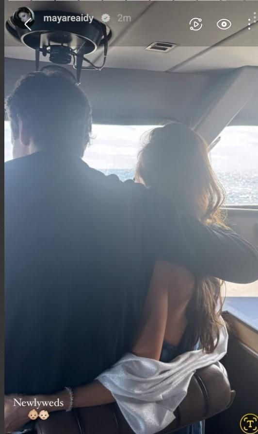 بالصور: أطلت برفقة عريسها على متن يخت.. ملكة جمال لبنان السابقة تنشر صورا جديدة من شهر العسل