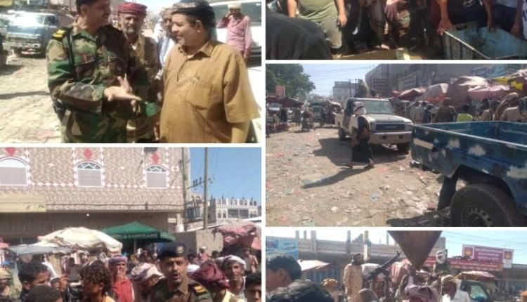 حملة أمنية لتنظيم أسواق لودر