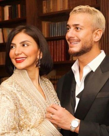 سعد لمجرد يحتفل بعيد ميلاد زوجته.. صور ورسائل رومانسية للغاية