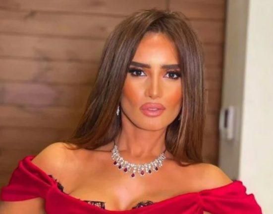 بالفيديو – التجمهُر حول زينة خلال تصوير أحدث أفلامها