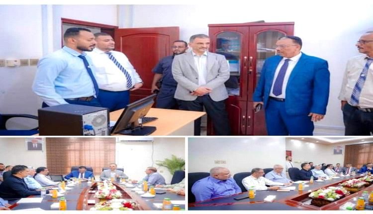 بحث التسهيلات اللازمة للموردين وسُبل تطوير عمل الأنظمة الآلية في العاصمة عدن