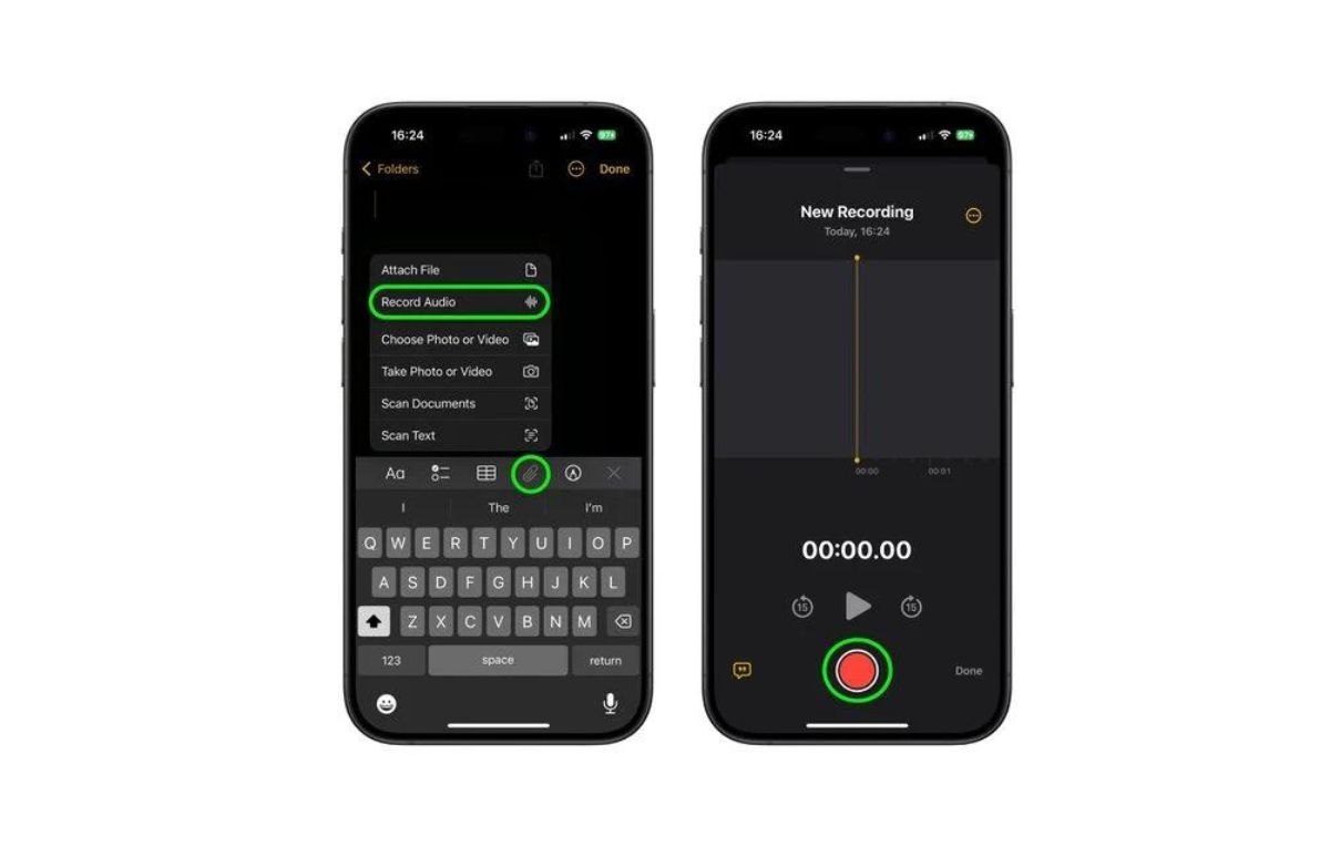 كيفية تسجيل الصوت ونسخه في تطبيق الملاحظات في iOS 18 - موقع الخليج الان