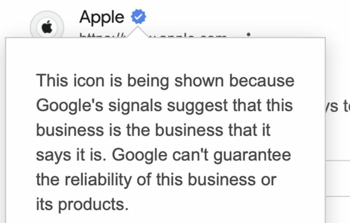 جوجل تختبر علامات التوثيق للمواقع الإلكترونية - موقع الخليج الان