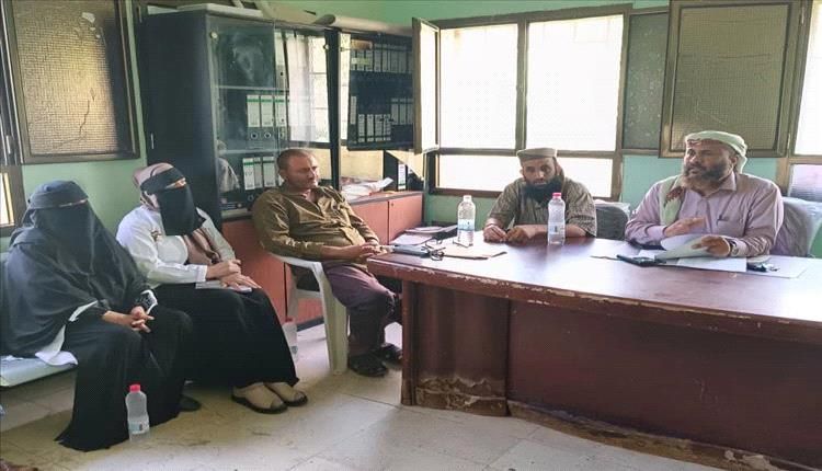 مناقشة الوضع الصحي بمديرية طورالباحة بلحج