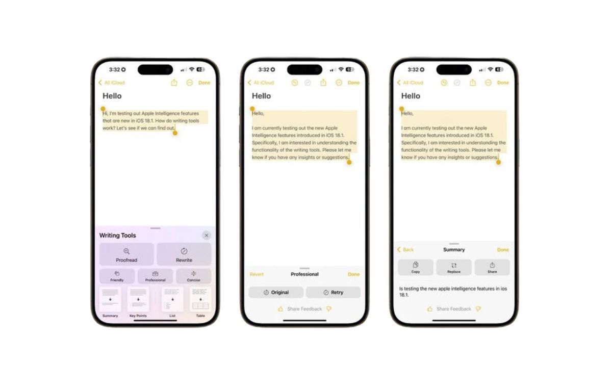مزايا Apple Intelligence القادمة إلى هواتف آيفون في iOS 18.1 - موقع الخليج الان