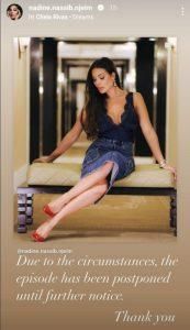 “اشتقتلكم”.. أول إطلالة لنادين نسيب نجيم بعد انفصالها عن خطيبها وانتشار معلومات عن انه نصب عليها (صور)