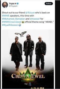 محمد رمضان يعلّق على صورته في حساب نجم عالمي