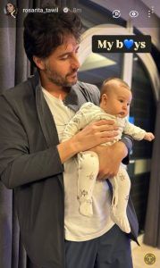 زوجها من آل جنبلاط.. ملكة جمال لبنان السابقة تنشر صورا واضحة لطفلها تعرفوا إليه