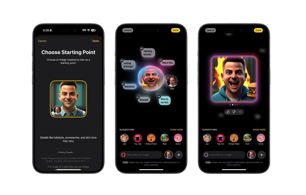 كل ما تحتاج إلى معرفته عن Image Playground.. تطبيق الذكاء الاصطناعي القادم إلى آيفون - موقع الخليج الان