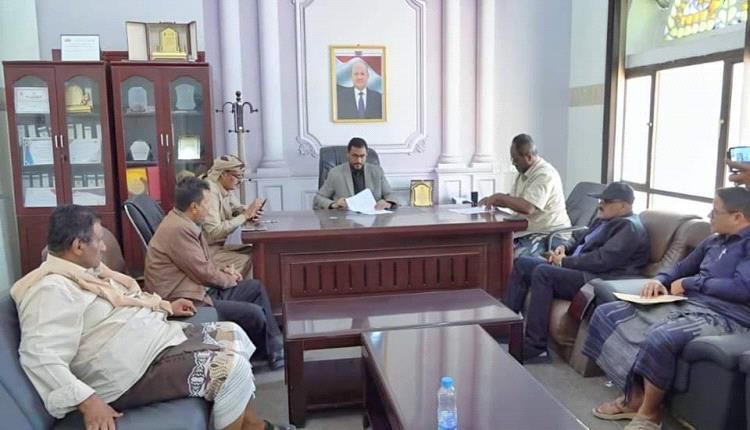 المصادقة على عقد بناء مدرسة العين بمديرية رضوم بشبوة