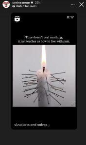 سيرين عبد النور في رسالة مؤثرة: “الوقت يعلمنا التعايش مع الألم”