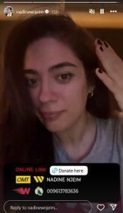 بعفوية… نادين ويلسون نجيم تجدد النداء لجمع التبرعات