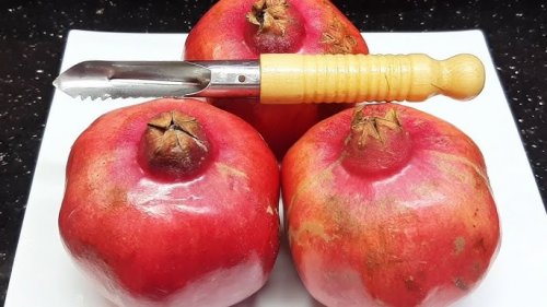 فكرة عبقريه لتفصيص الرمان بمقورة المحشي هتفصصي اكتر من ١٠ كيلو رمان في دقيقة