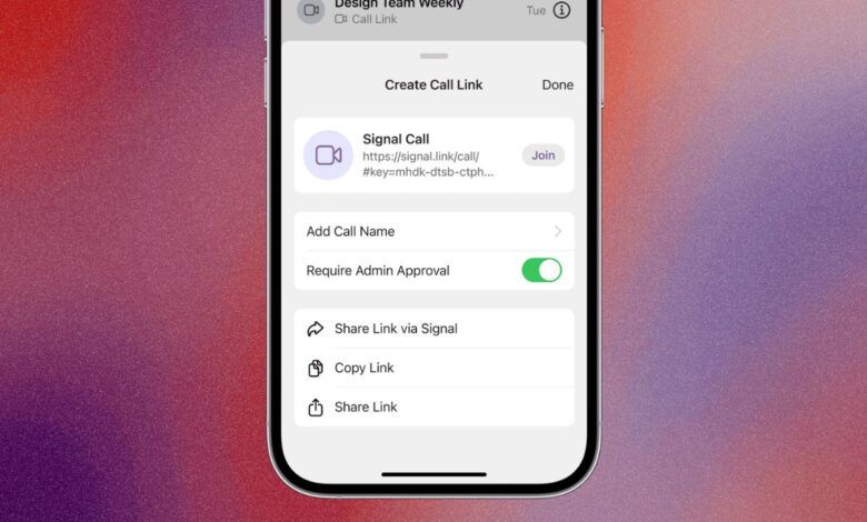 سيجنال تضيف مزايا جديدة إلى المكالمات - موقع الخليج الان