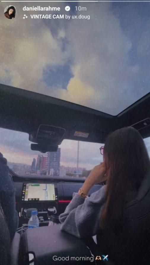 ‏بالصور: دانييلا رحمة وناصيف زيتون غادرا لبنان؟