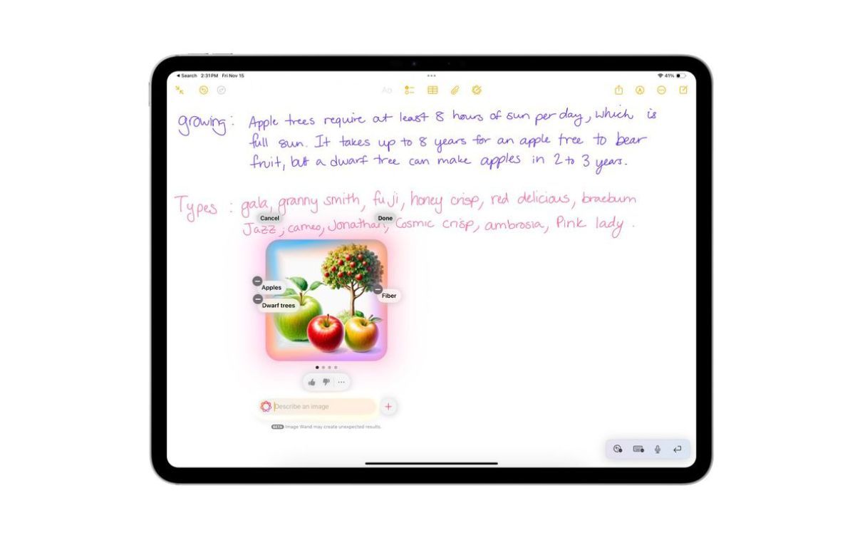 كل ما تحتاج إلى معرفته عن Image Wand.. أداة الذكاء الاصطناعي الجديدة في iOS 18.2 - موقع الخليج الان