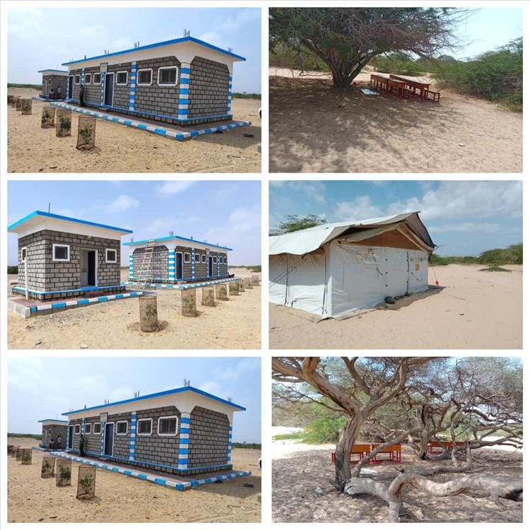 تفقد عدد من المشاريع المدارسية في مديرية خنفر بأبين