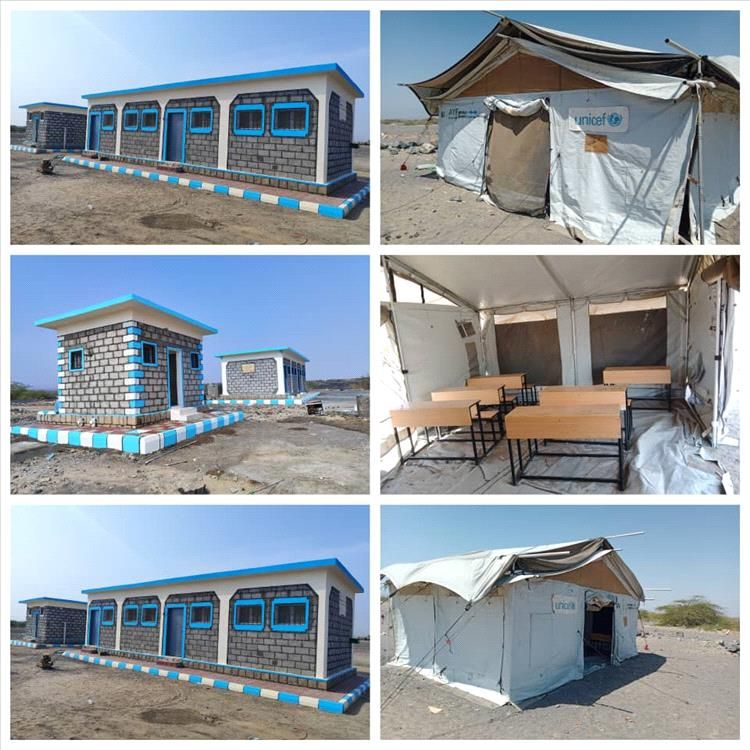 تفقد عدد من المشاريع المدارسية في مديرية خنفر بأبين