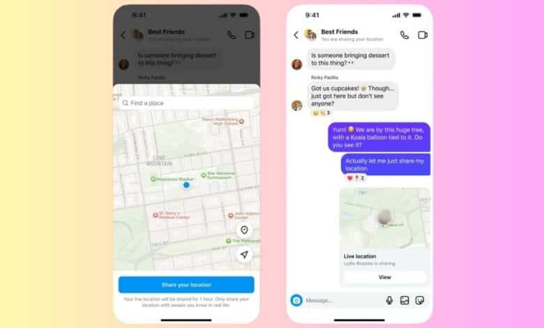 مثل واتساب وسناب شات.. إنستاجرام تضيف ميزة المشاركة المباشرة للموقع الجغرافي - موقع الخليج الان