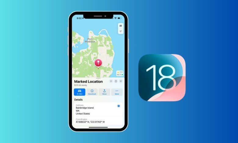 كيفية استخدام المزايا الجديدة في تطبيق الخرائط في نظام iOS 18  - موقع الخليج الان