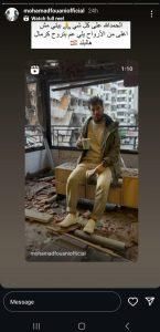 دمار كبيرٌ.. ممثل لبنانيّ من منزله المتضرّر: “بيتي مش أغلى من الأرواح يلي عم بتروح كرمال هالبلد”