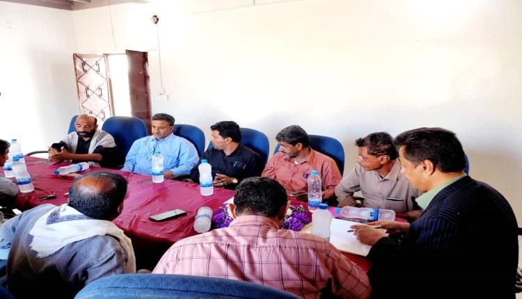 تنفيذي رضوم شبوة يعقد اجتماعه الدوري